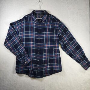 Croft‎ & Barrow Mens Flannel Shirt Button Up Long Sleeve Plaid XXL